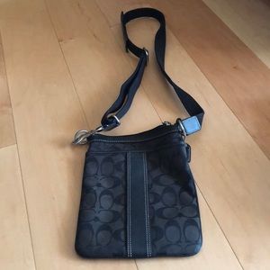 Small black coach crossbody